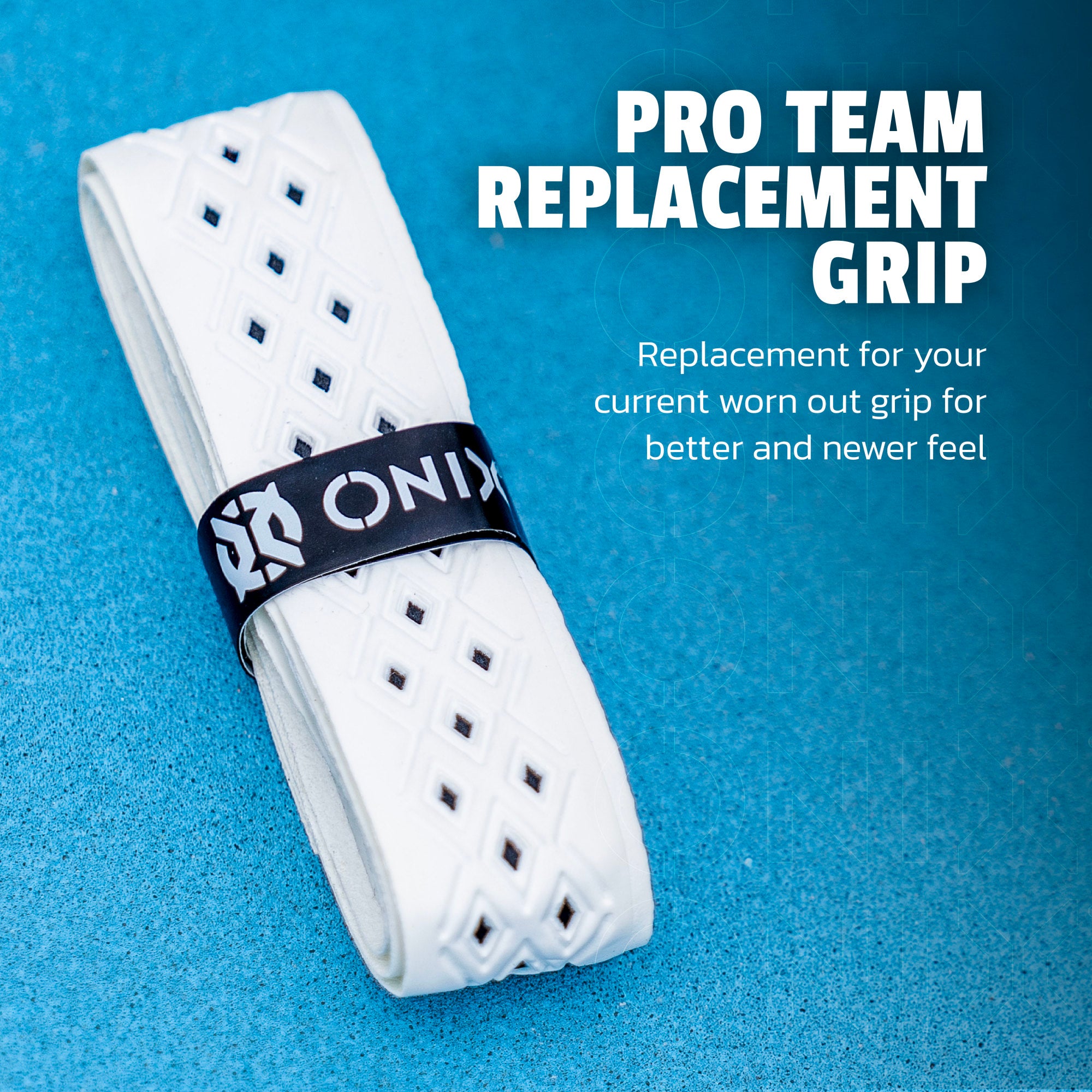 onix-pro-team-perforated-replacement-grip-schwarz-wei-orange image 4