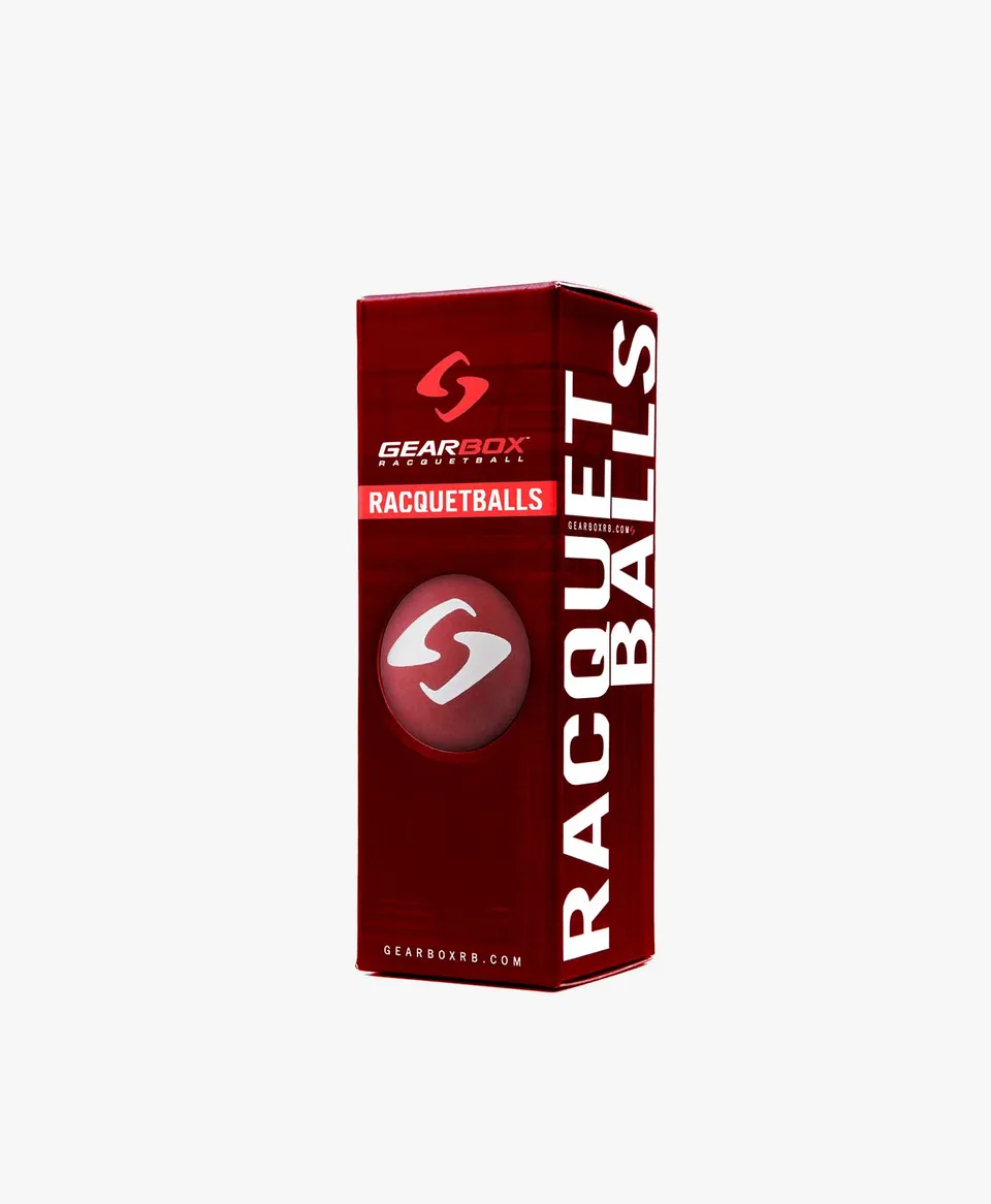 gearbox-racquetball-3er-ball-pack-cardinal-red image 1